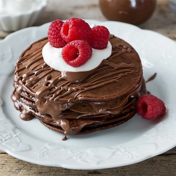 Chocolate Cacao Pancakes
